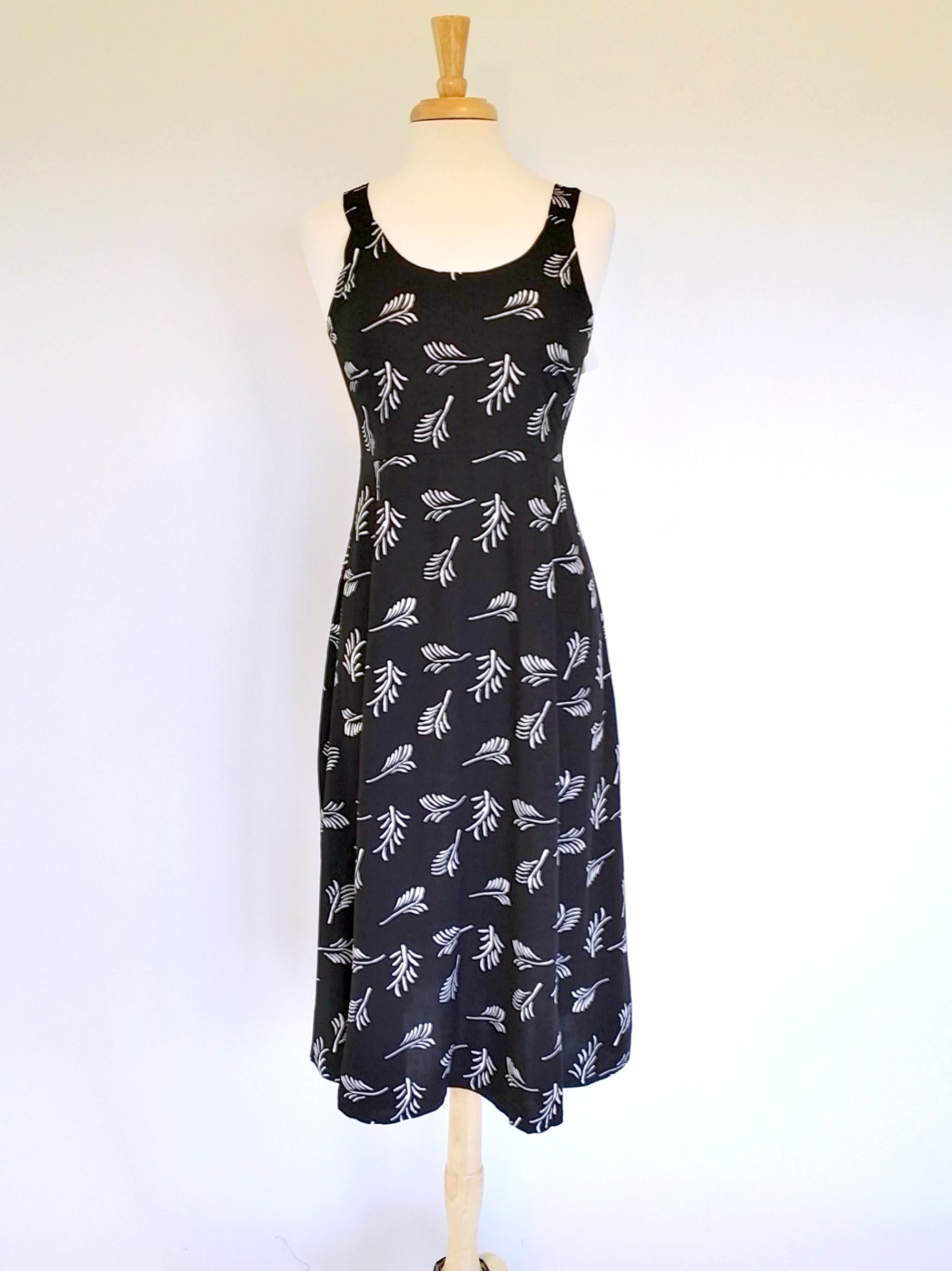 June Dress in Black Feather : Very Vineyard, Original Clothing for ...